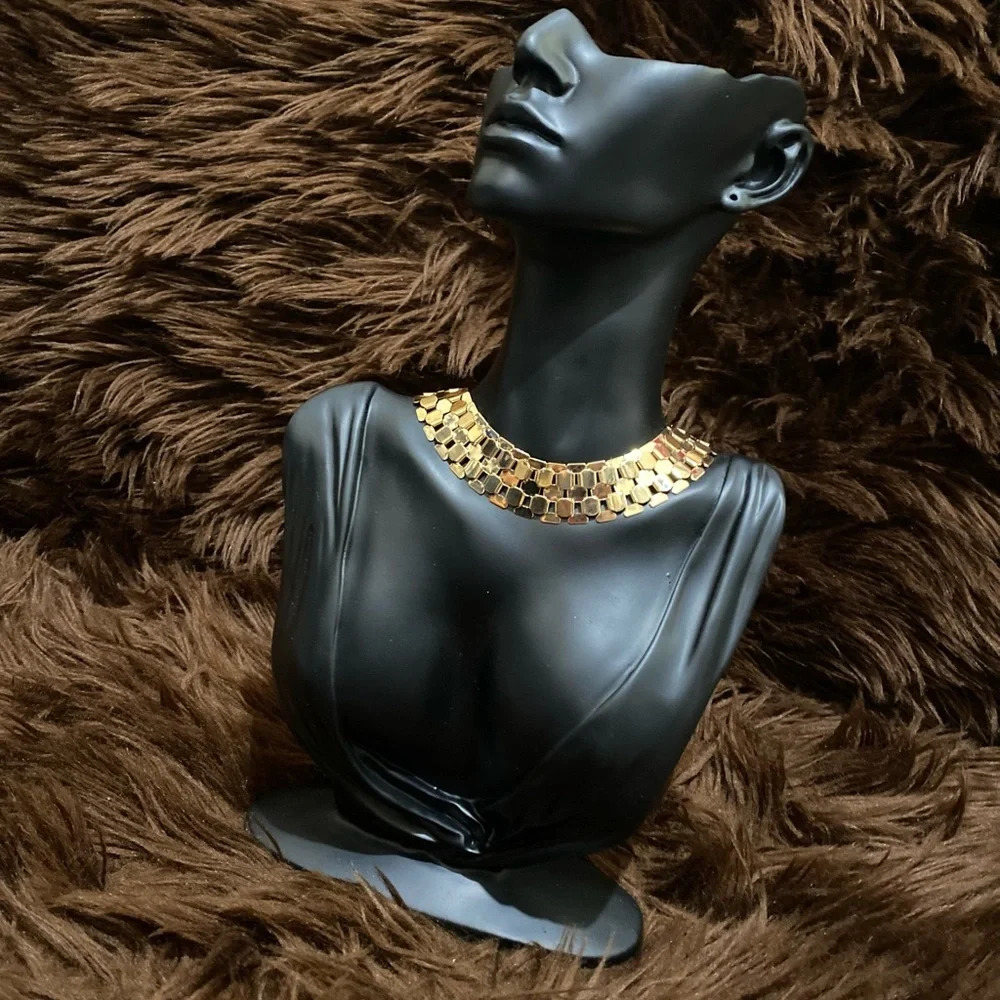 Chunky Necklace Choker Necklace for Women Dainty Gold Necklace Stack 90s Punk